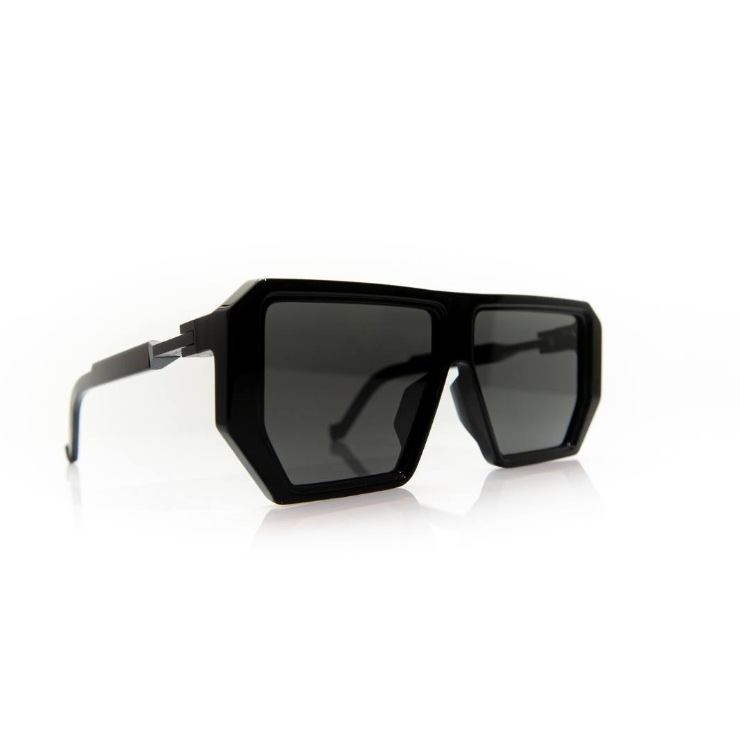 sunglasses Vava Eyewear design black material occhiali da sole made in Italy